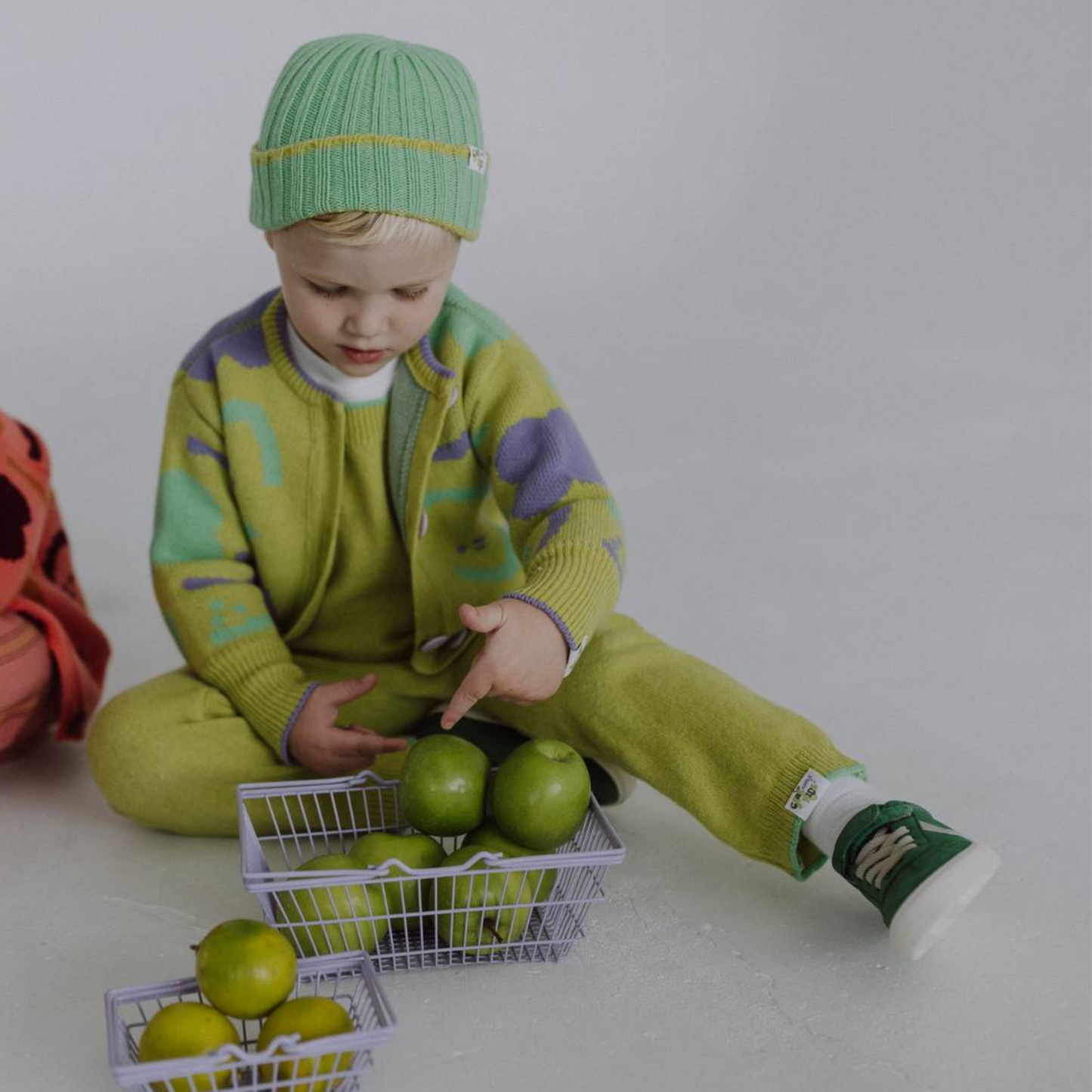 Apple Fool Ribbed Beanie Hat