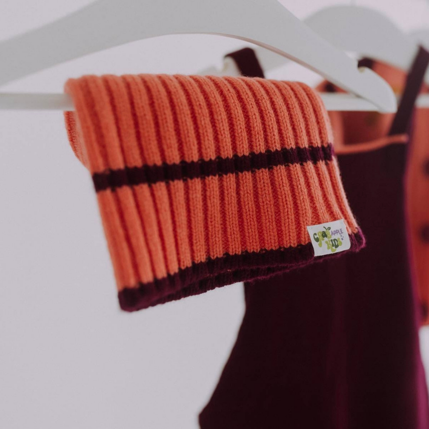 Peach Melba Ribbed Beanie Hat