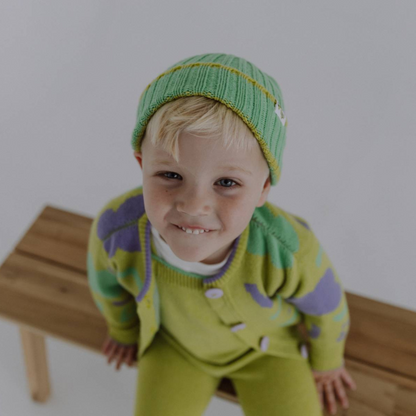 Apple Fool Ribbed Beanie Hat