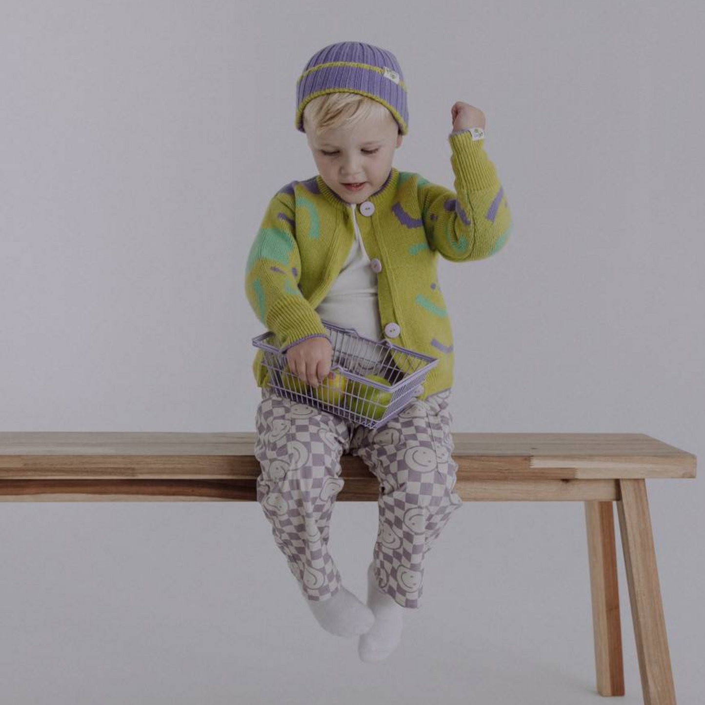 Lavender Mousse Ribbed Beanie Hat