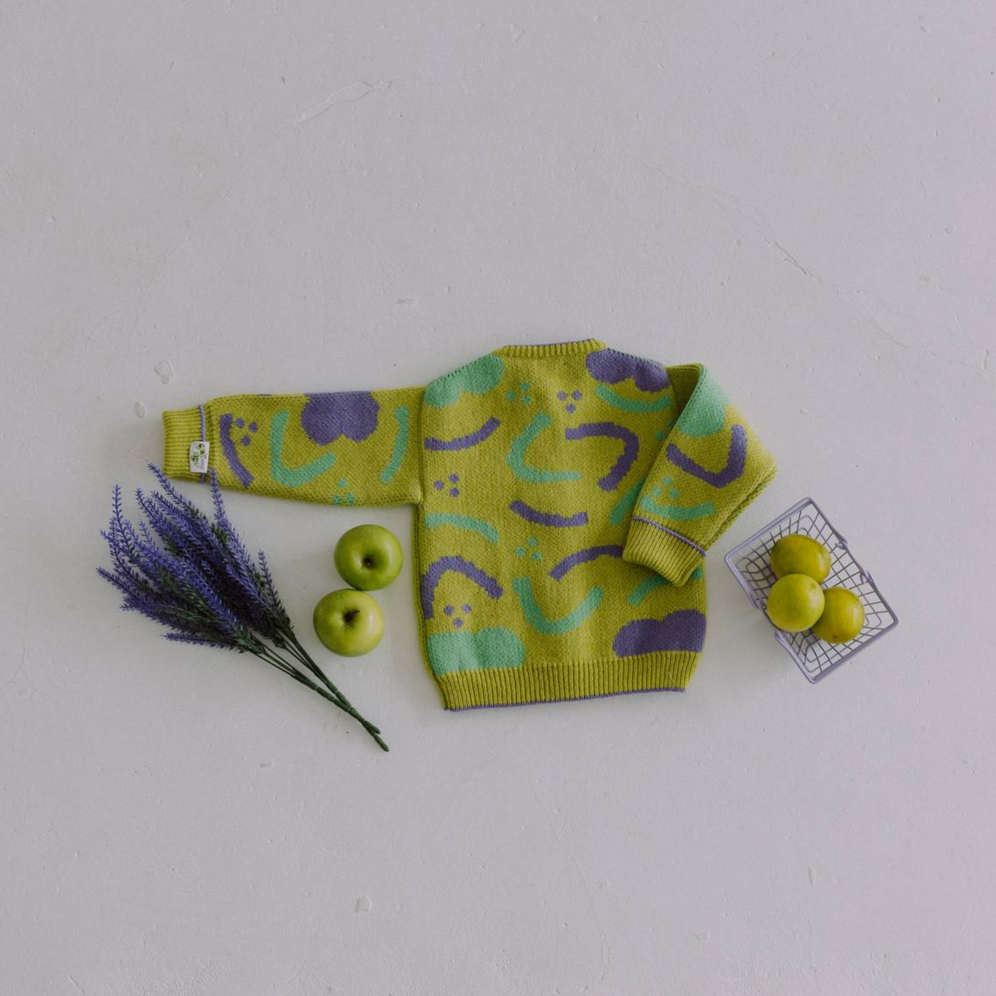 Key Lime Pie Patterned Cardigan