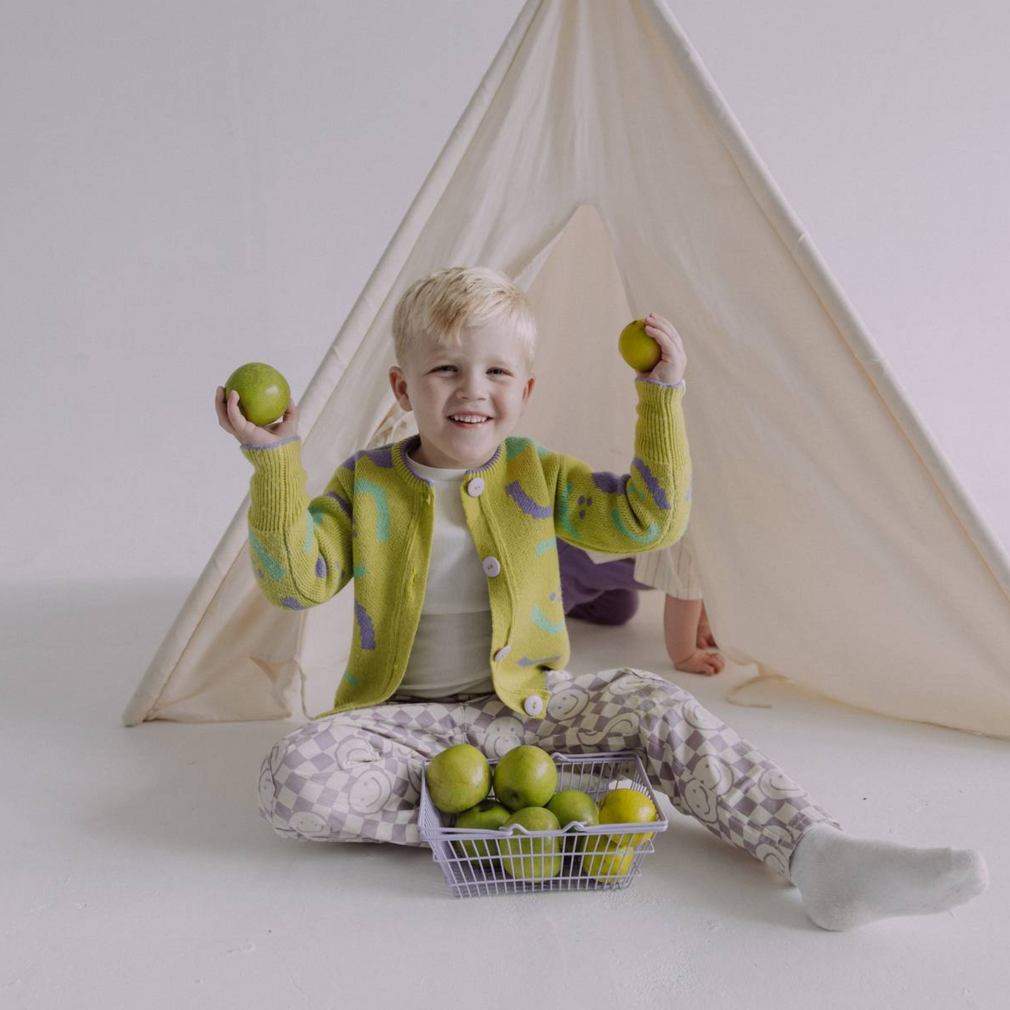 Key Lime Pie Patterned Cardigan