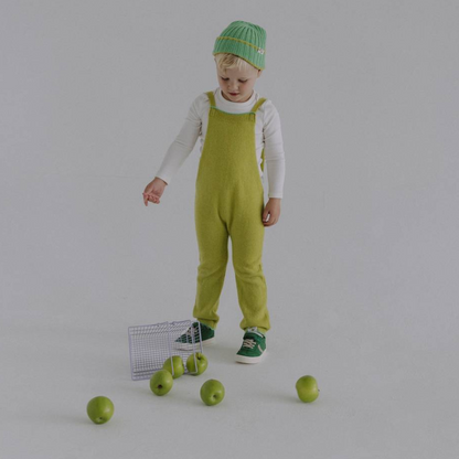 Key Lime Pie Knitted Dungarees