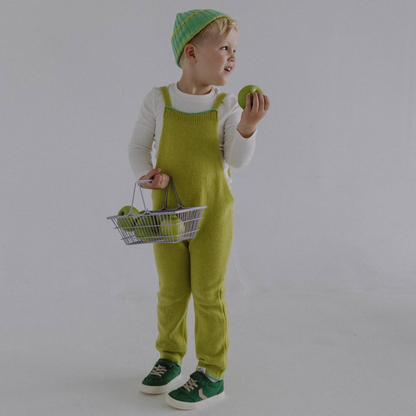Key Lime Pie Knitted Dungarees